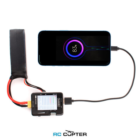 Тестер батарей и серво ToolkitRC MC8 (2-8S, USB-C, XT60, PWM, PPM, SBUS)