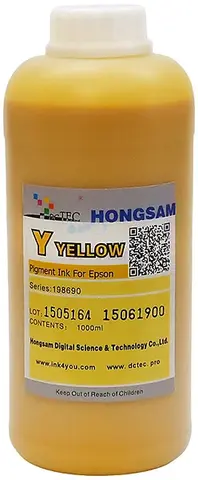 Чернила пигментные DCTec 7900P - UltraChrome HDR yellow - 1л. Серия 198690