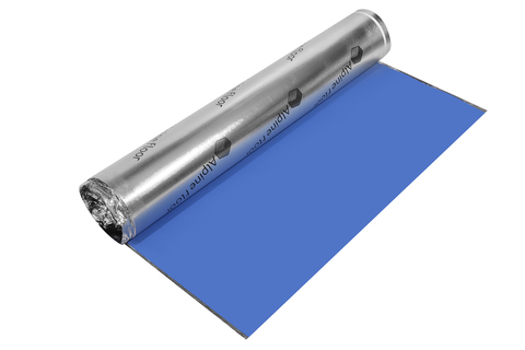 Подложка ALPINE FLOOR SILVER FOIL BLUE EVA 15000*1000*1,5 мм (в рулоне 15 м2)