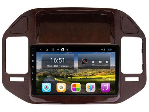 Магнитола для Mitsubishi Pajero 3 (00-06) Android 11 2/16GB IPS модель CB-3336T3L