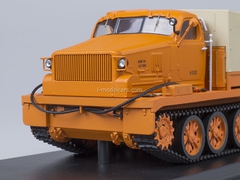 AT-T heavy tractor board with awning orange Start Scale Models (SSM) 1:43