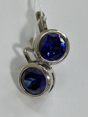 Медио (серьги из серебра)