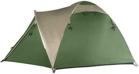 Картинка палатка туристическая Btrace canio 3 зелено-бежевый - 4
