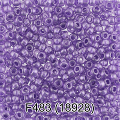 Бисер Чехия "GAMMA" круглый 6 10/0 2.3 мм F483 сиреневый ( 18928 )