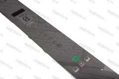 Модуль вертикальный (приказной пост) 0501М.11.00.550Н 2085 х 213,5 мм, полированная нержавеющая сталь, с платой диодов матрицы НШЕК.468352.004, с кнопками KA302 красная подсветка, 6 ост, кнопки: открыть двери, закрыть двери, вызов диспетчера, отмена, указатель УМЛ Гонг(Ш) НШЕК.468232.030, с устройством УАО-2, без переговорного устройства, с платой ПГС, с/у ШУЛК с ПКЛ32, г/п 630кг.