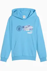 Кофта Puma Manchester City 24/25 ftblNRGY Junior - голубой