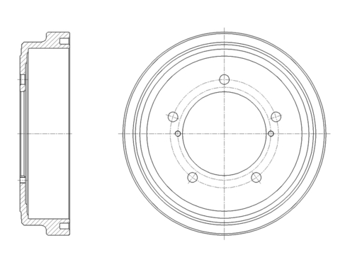 Барабан тормозной G-brake  GD-06268