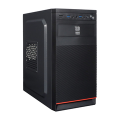 Корпус BaseTech M3406, Без БП, mATX, чёрный, 2xUSB3 (BT-M3406-B)