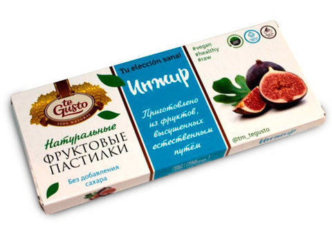 Пастилки из инжира Te Gusto, 40г