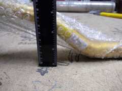 Руль переменного сечения золотистый R-18