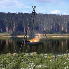 Чугунная чаша Concretika PREMIUM X80