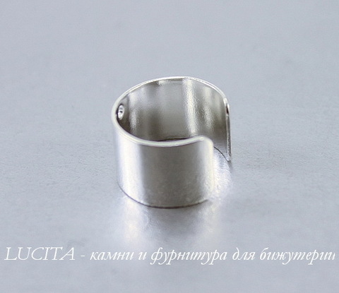 Основа для каффа (цвет - серебро) 10х9,5 мм