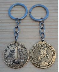 Брелки с видами СПб латунь