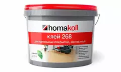 Клей для напольных покрытий, контактный Homakoll 268 10 кг