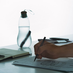 Экобутылка eau good, 800 мл, голубая