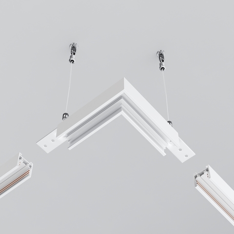 Коннектор угловой накладной низкопрофильный Maytoni Exility TRAM034CL-41W