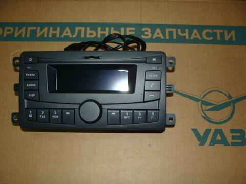автомагнитола УАЗ-3163 с 2016 г.в (упрощенный радиоаппарат)