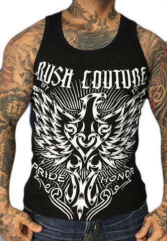 Rush Couture | Майка мужская Tribal Eagle Tank Top RC278 перед