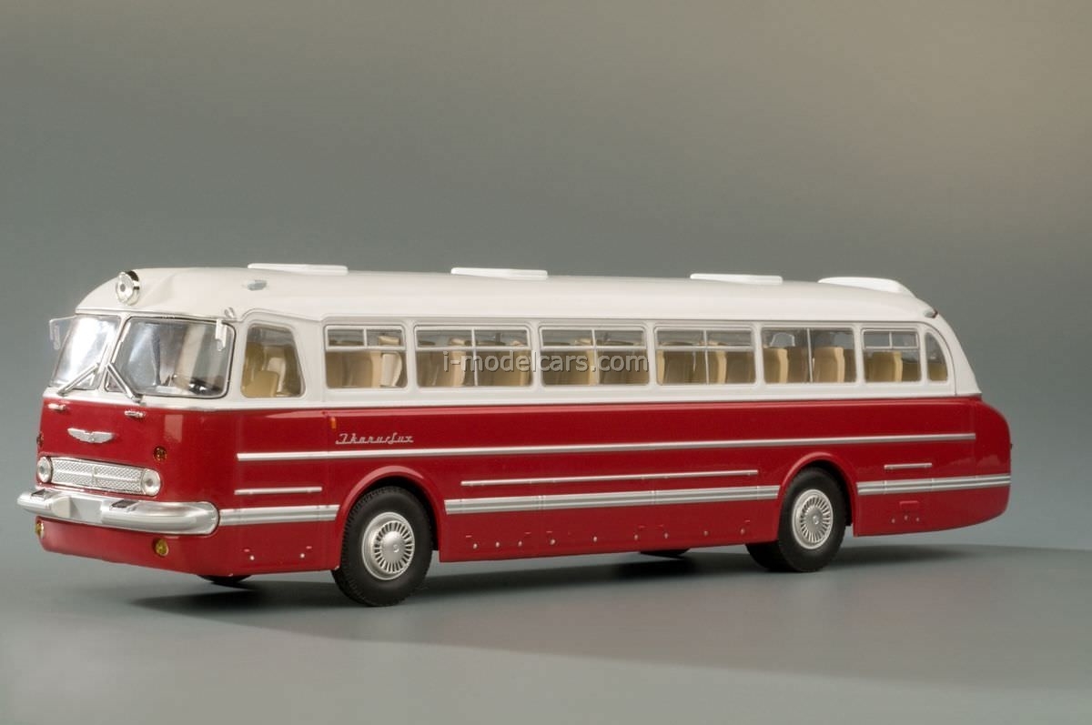 MODEL CARS Ikarus-280.64 planetary doors yellow Soviet Bus 1:43