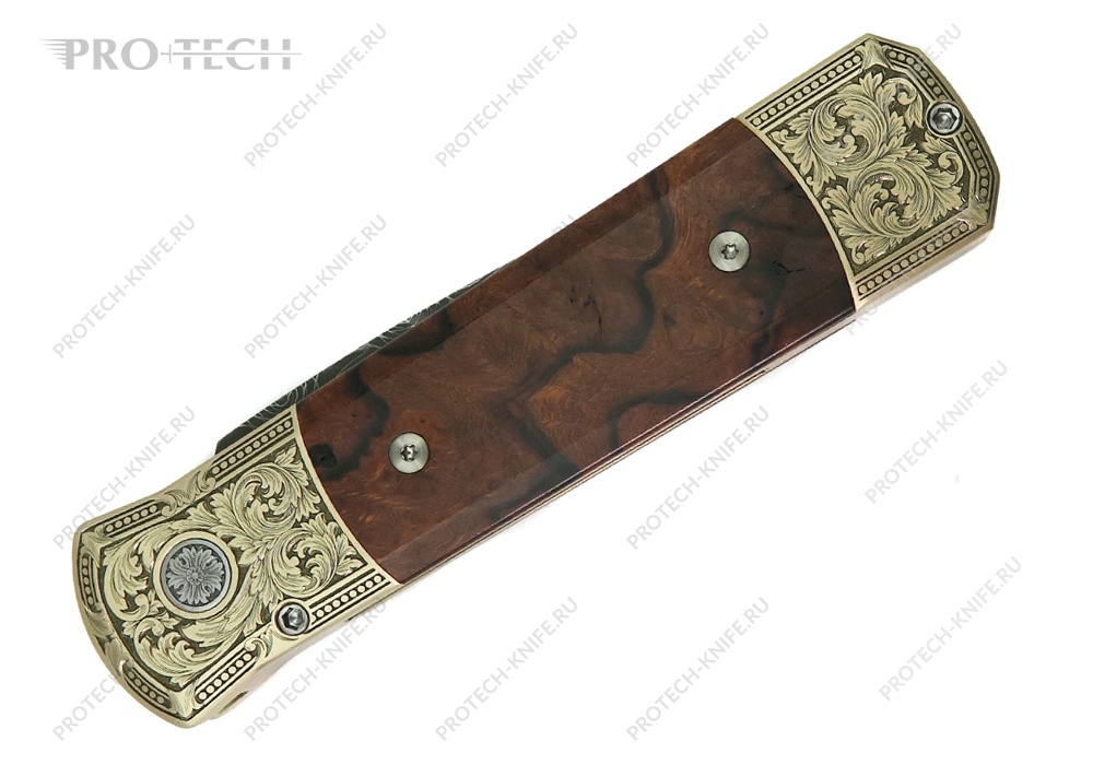 Нож Pro-Tech Custom Godson 2022 GS 003 Desert Ironwood - фотография 