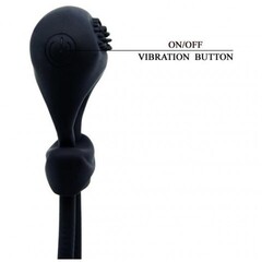 Эрекционное кольцо с фиксацией и вибрацией Curitis