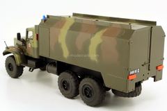 KRAZ-255 KUNG (box body) military camouflage SarAvto Agat 1:43