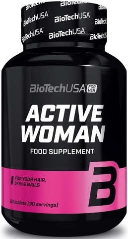 Витамины ACTIVE WOMAN FOR HER, BIOTECH USA / 60 таб