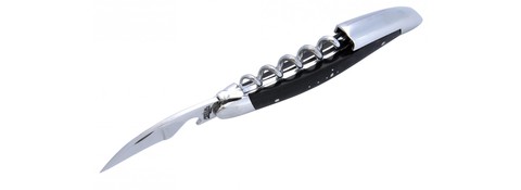 Нож складной 12см Forge de Laguiole SOMMELIERS рукоятка из Fiber черная