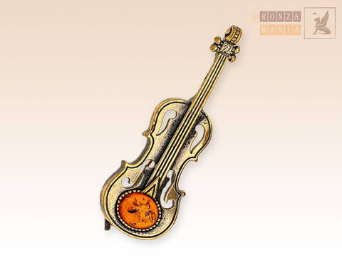 брошь Скрипка