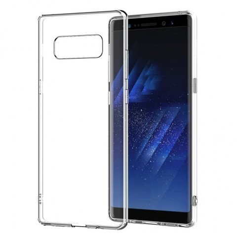 Силиконовый чехол TPU Clear case для Samsung Galaxy Note 8 (Прозрачный)