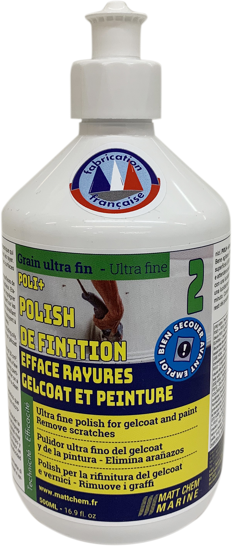 Ultrafine polish for gelcoat  Poli+