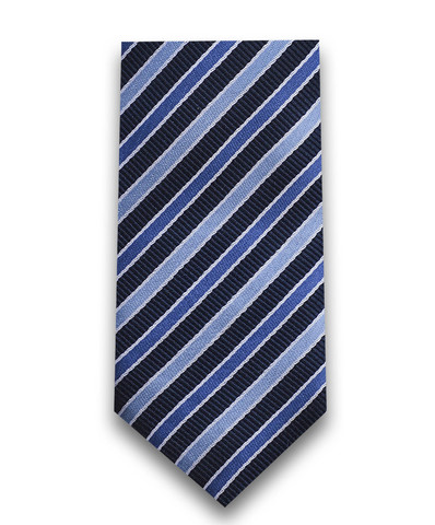 Галстук в полоску на резинке TSAREVICH