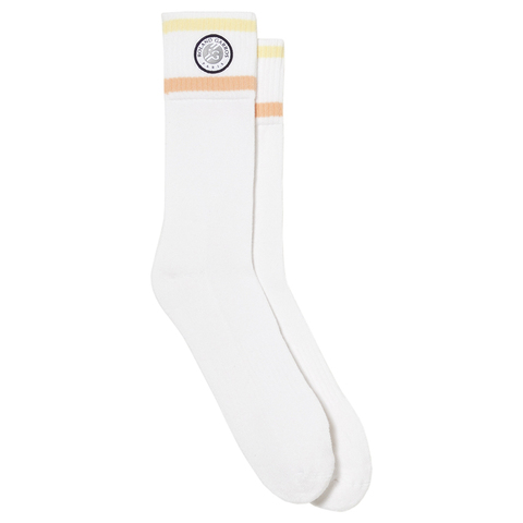 Теннисные носки Lacoste Sport Roland Garros Edition Striped Socks 1P - white/orange/green