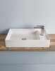 ArtCeram SCL004 01 00 SCALINO Раковина накладная 38х75 см, с 1 отв под смеситель, без слив перелива, цвет белый.(СНЯТО С ПР-ВА)