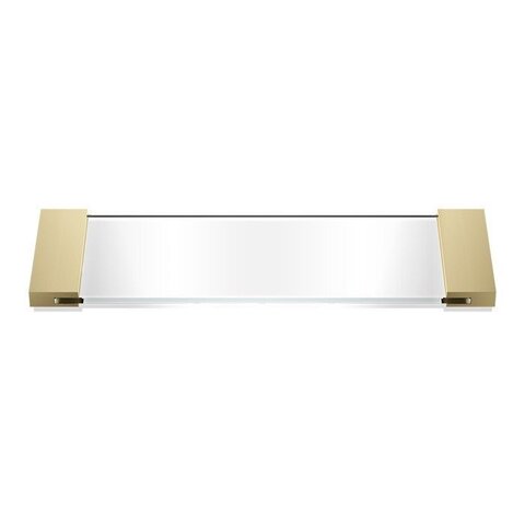 Decor Walther 0848744 Decor Walther Classic Tab 34 Лоток универсальный 34x12см, прозрачное стекло, цвет: золото матовое