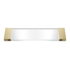 Decor Walther 0848744 Decor Walther Classic Tab 34 Лоток универсальный 34x12см, прозрачное стекло, цвет: золото матовое фото