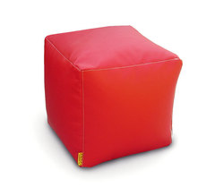 Пуфик куб Красный