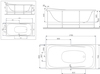 Am.Pm W30A-170-075W-R Sensation. каркас для ванны акриловой A0 170х75 см