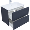 Aquanet 323184 Тумба с раковиной Терра 80 цв.маренго (323184)