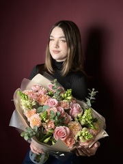 Сборный букет «Тёплый полевой ветер»