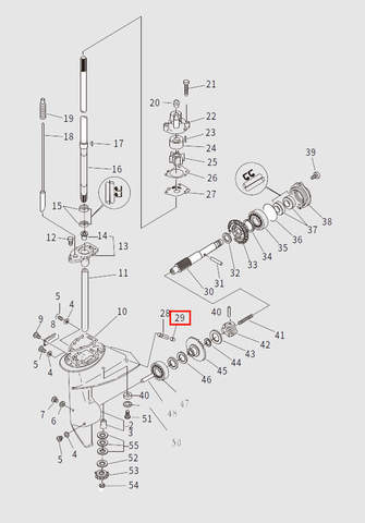 Пробка для лодочного мотора T9.8 Sea-PRO