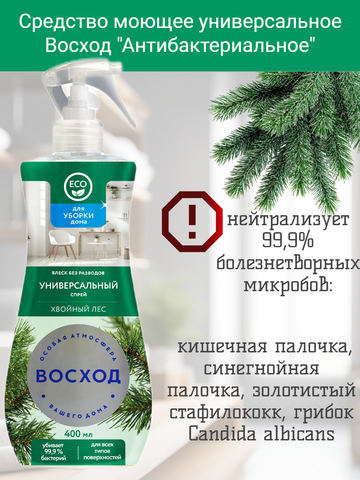 Восход Средство моющее Антибактериальное 400мл Сонца