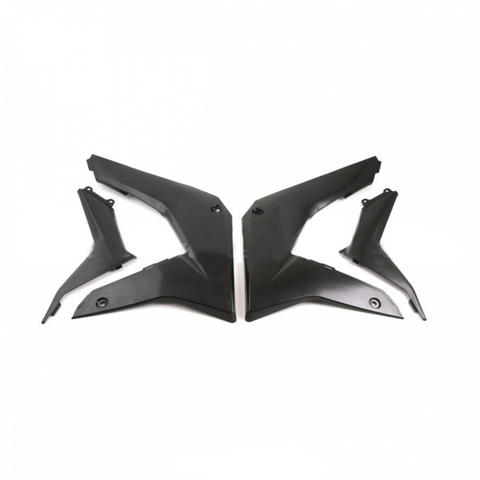 Боковые обтекатели передние (4 части) KAYO T2 ENDURO, T4 (2020) черные