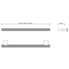 Decor Walther 0670290 Decor Walther OF.LINE HTE45 Полотенцедержатель, цвет: Mocca
