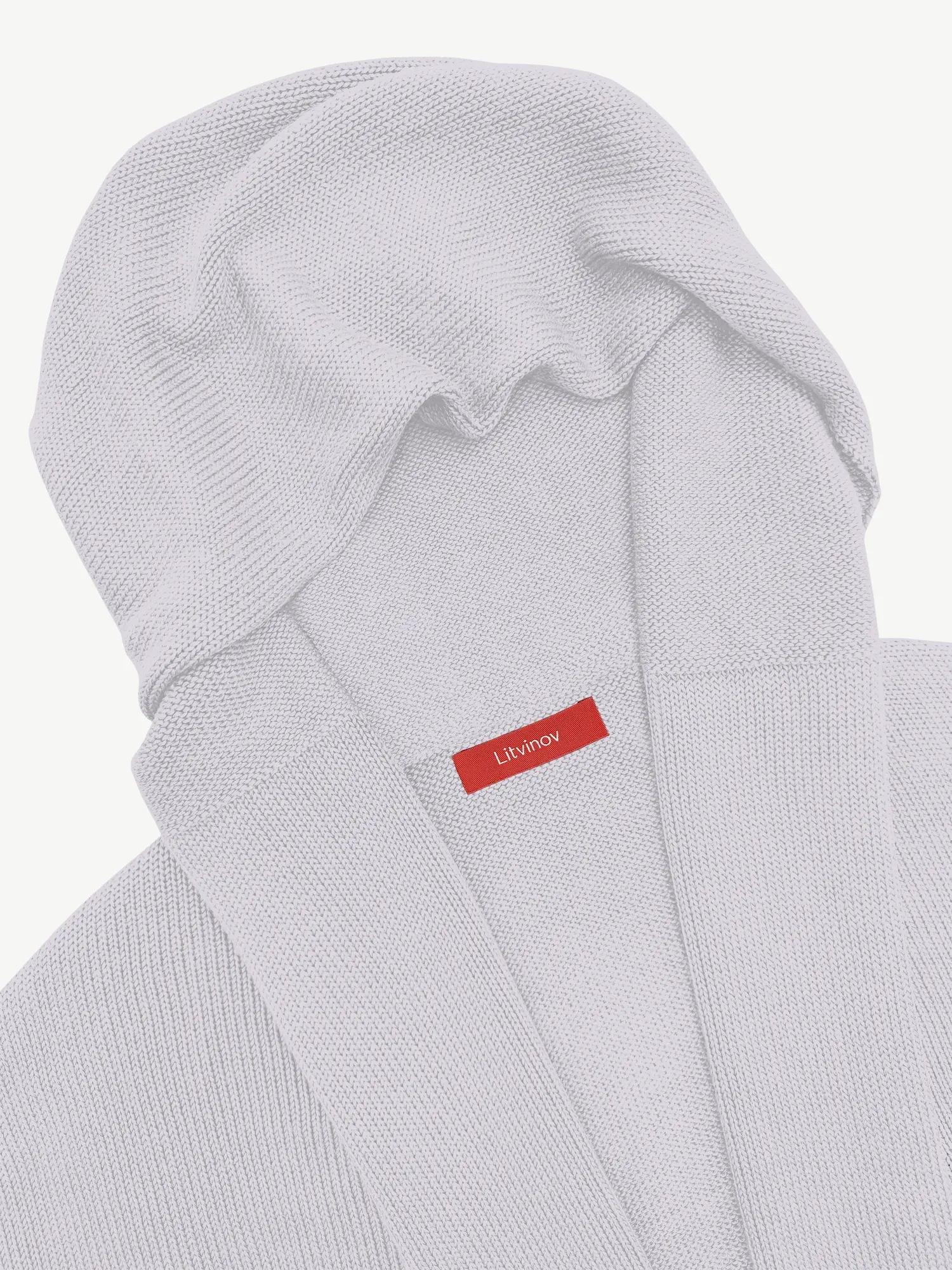 Кардиган с капюшоном из экохлопка