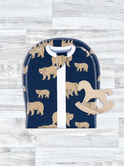 Утеплённый кокон Mjölk Бурые мишки