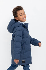 пальто  для мальчика  ВК 34070/1 УЗГ ( 98-122)