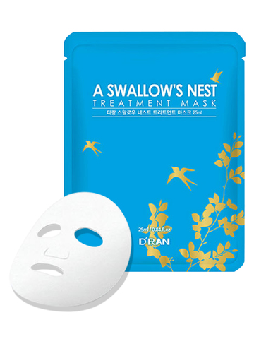 Ухаживающая маска с экстрактом ласточкиных гнезд New A Swallow's Nest Treatment Mask Dran