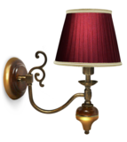 Бра Император Люкс (№4,плафоны зеленые,фурнитура золото) фото №2