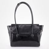 Сумка Саломея 2027 лак черный